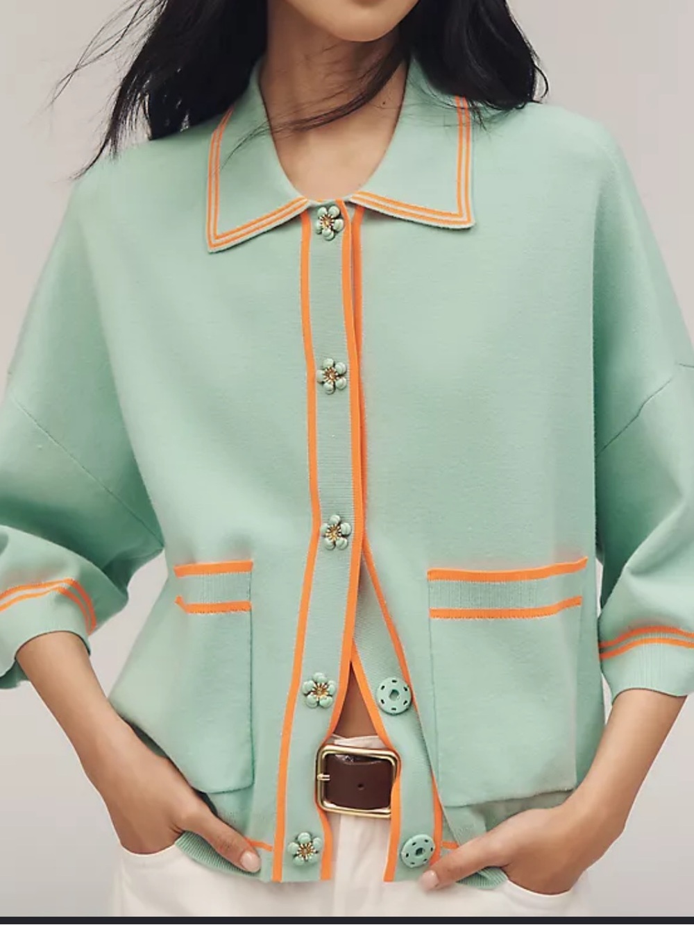 Essentiel Antwerp Ilaria Snap-Front
Cardigan Sweater NWOT